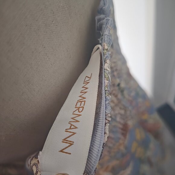 Zimmermann Rebellion Tuck Midi Dress - Picture 12 of 13